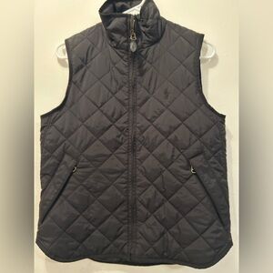 Ralph Lauren Polo Black Quilted Vest women’s Sz S
